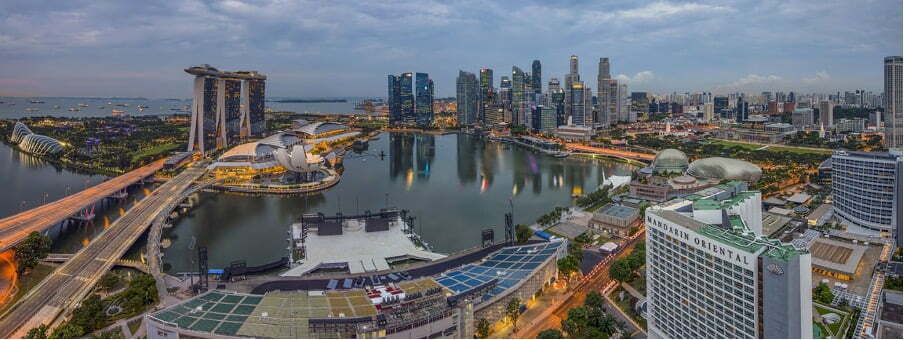 CCR Properties over looking at Marina Bay Sands