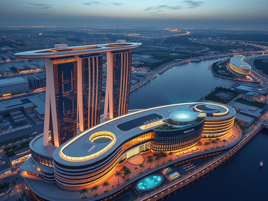 Expansion of Marina Bay Sands near W Residences Singapore - Marina View Expansion of Marina Bay Sands near W Residences Singapore - Marina View