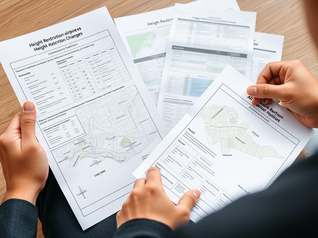 Property investor reviewing documents about Singapore property investment opportunities near airports Property investor reviewing documents about Singapore property investment opportunities near airports